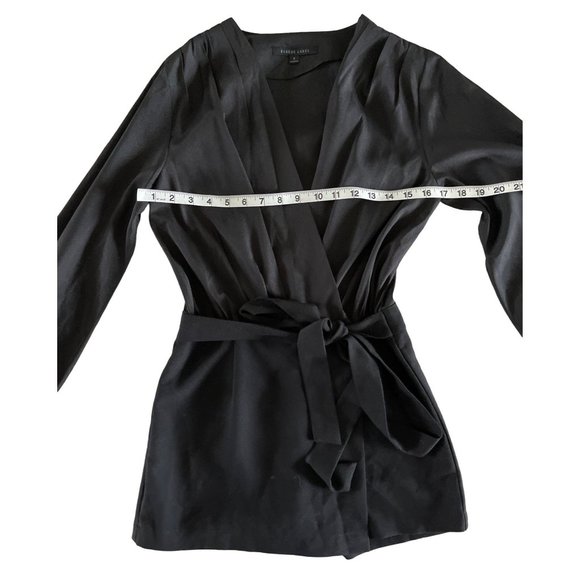 Blaque Label Blouse‎ Long Sleeve Sophia Romper Black ASO Kim Kardashian S $89 - Picture 2 of 10